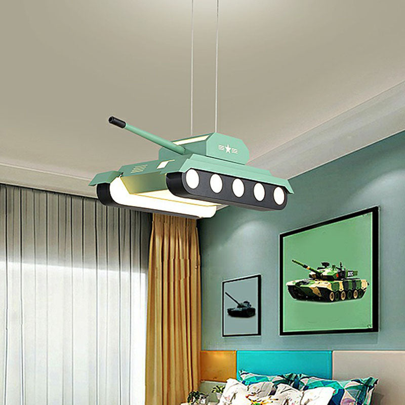 Modern Style Tank LED Suspension Lighting Acrylic Nursery Chandelier Light Fixture Clearhalo 'Ceiling Lights' 'Chandeliers' Lighting' options 2253163