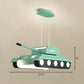 Modern Style Tank LED Suspension Lighting Acrylic Nursery Chandelier Light Fixture Green Third Gear Clearhalo 'Ceiling Lights' 'Chandeliers' Lighting' options 2253164_1642d0b1-46b2-423b-b4a4-3884fa5f640e