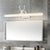 Rustic Style Rectangle LED Wall Sconce Light Metallic Vanity Lighting with Decorative Antler White Clearhalo 'Vanity Lights' 'Wall Lights' Lighting' 2253192