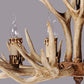 Deer Horn Resin Chandelier Pendant Light Vintage Style Dining Room Hanging Lighting Clearhalo 'Ceiling Lights' 'Chandeliers' Lighting' options 2253217