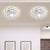 Blossom Flush Mount Lighting Minimalist Crystal Entryway LED Flush Mount Fixture in Clear Clear White Clearhalo 'Ceiling Lights' 'Close To Ceiling Lights' 'Close to ceiling' 'Flush mount' Lighting' 2253380