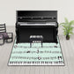 Novelty Home Decoration Rug Multi Color Music Print Area Rug Synthetics Non-Slip Machine Washable Carpet Green Clearhalo 'Area Rug' 'Rug' 2253683