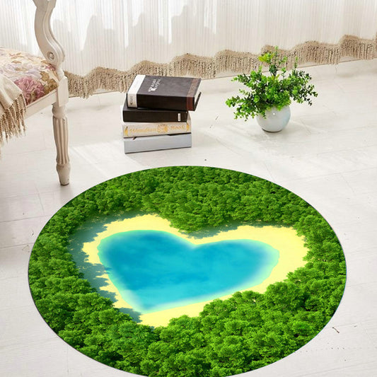 Comfort 3D Plant Pattern Rug Multi-Colored Polypropylene Area Carpet Easy Care Machine Washable Rug for Room Clearhalo 'Area Rug' 'Rug' 2253852