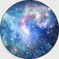 Modern Living Room Rug Multi-Color Space Pattern Area Carpet Pet Friendly Easy Care Indoor Rug Dark Blue Clearhalo 'Area Rug' 'Rug' 2253899