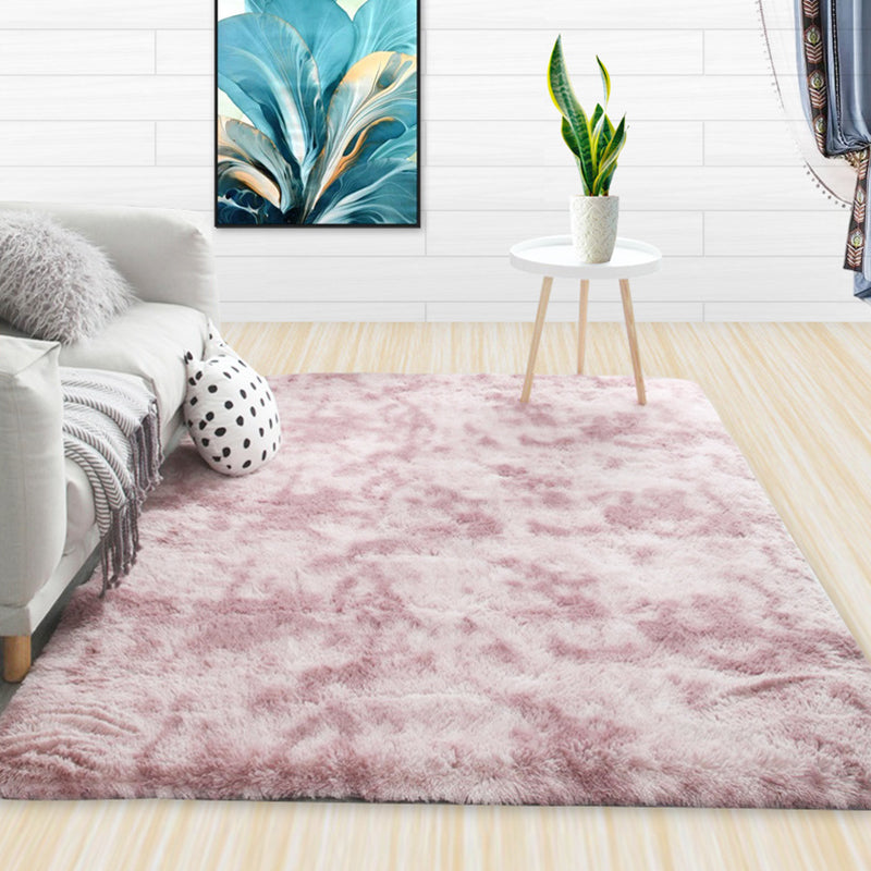 Casual Tie Dye Rug Multicolor Fluffy Carpet Machine Washable Anti-Slip Pet-Friendly Rug for Living Room Pink Clearhalo 'Area Rug' 'Casual' 'Rugs' Rug' 2253904