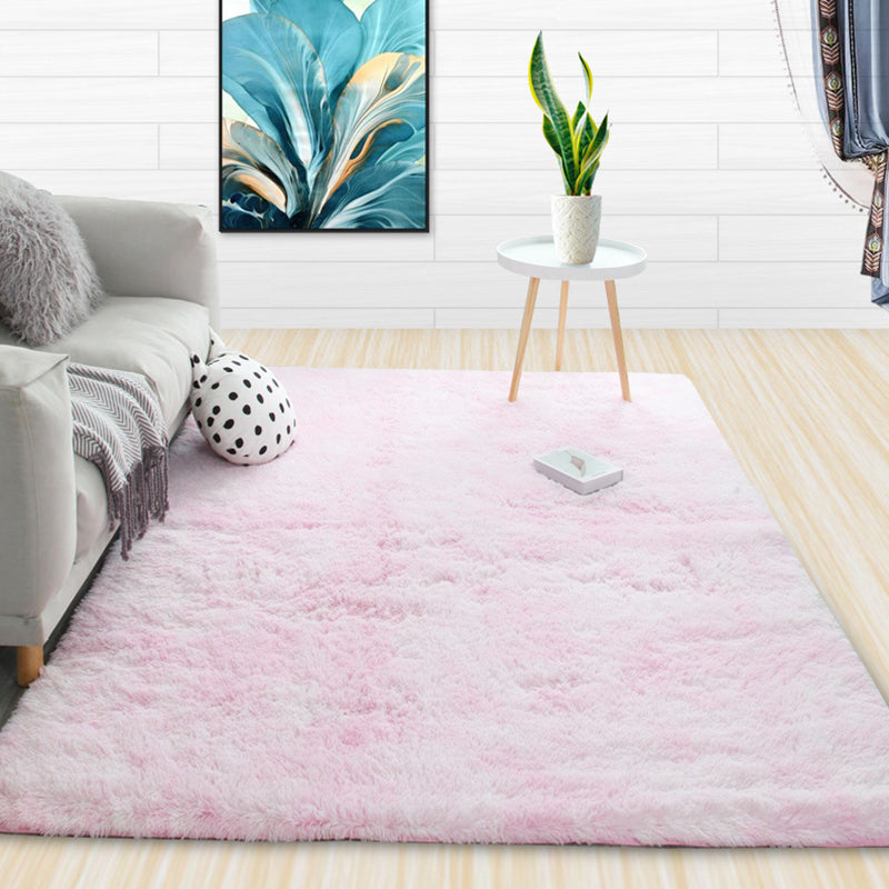 Casual Tie Dye Rug Multicolor Fluffy Carpet Machine Washable Anti-Slip Pet-Friendly Rug for Living Room Light Pink Clearhalo 'Area Rug' 'Casual' 'Rugs' Rug' 2253909