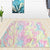 Casual Tie Dye Rug Multicolor Fluffy Carpet Machine Washable Anti-Slip Pet-Friendly Rug for Living Room Yellow-Pink Clearhalo 'Area Rug' 'Casual' 'Rugs' Rug' 2253913