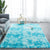 Stylish Minimalist Indoor Rug Multi-Color Tie Dye Rug Anti-Slip Backing Machine Wash Rug for Home Sky Blue Clearhalo 'Area Rug' 'Casual' 'Rugs' Rug' 2253921