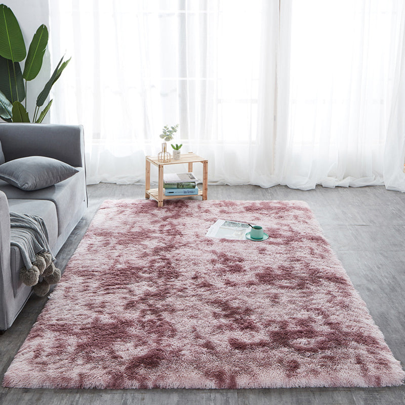 Stylish Minimalist Indoor Rug Multi-Color Tie Dye Rug Anti-Slip Backing Machine Wash Rug for Home Purple Clearhalo 'Area Rug' 'Casual' 'Rugs' Rug' 2253925