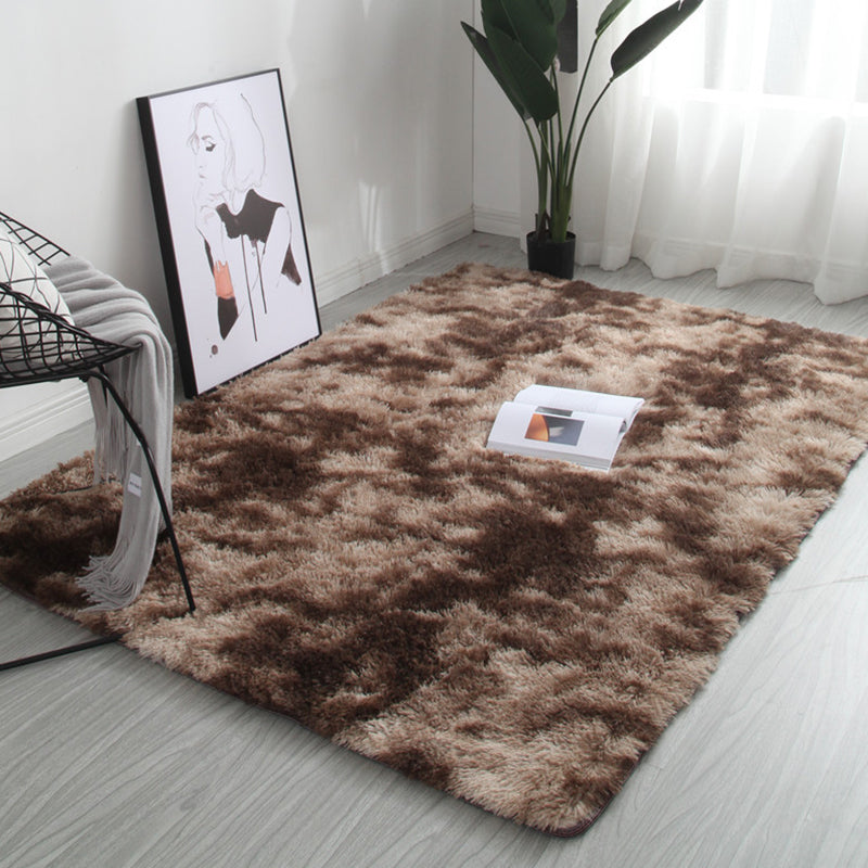 Multi Colored Room Rug Simplicity Tie Dye Carpet Synthetics Non-Slip Pet-Friendly Washable Area Rug Coffee Clearhalo 'Area Rug' 'Casual' 'Rugs' Rug' 2253927