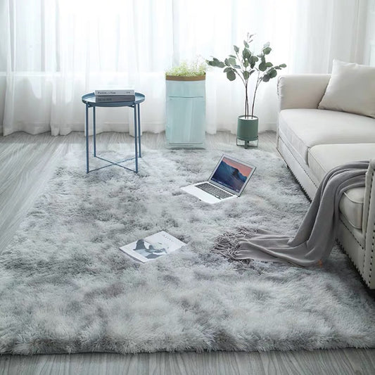 Comfort Multi Color Nordic Rug Polypropylene Tie-Dyeing Rug Pet-Friendly Washable Anti-Slip Backing Rug for Decoration Grey Clearhalo 'Area Rug' 'Casual' 'Rugs' Rug' 2253937
