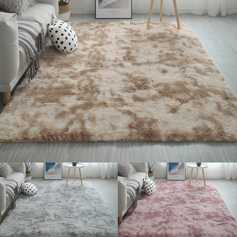 Modern Home Rug Multicolor Plain Rug Polyester Pet-Friendly Non-Slip Washable Rug Clearhalo 'Area Rug' 'Casual' 'Rugs' Rug' 2253950