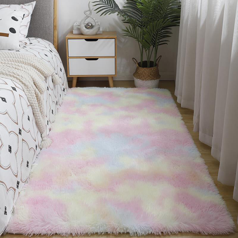 Modern Home Rug Multicolor Plain Rug Polyester Pet-Friendly Non-Slip Washable Rug Clearhalo 'Area Rug' 'Casual' 'Rugs' Rug' 2253964