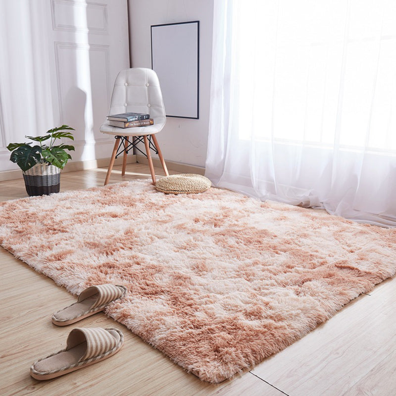 Relaxing Plain Rug Multi-Colored Scandinavian Carpet Fluffy Stain Resistant Machine Wash Anti-Slip Rug for Home Khaki Clearhalo 'Area Rug' 'Casual' 'Rugs' Rug' 2253968