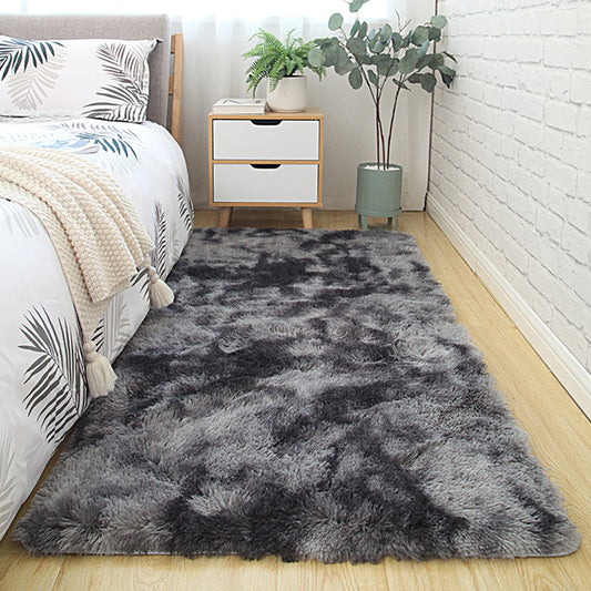 Soft Multi Colored Plain Rug Synthetics Nordic Style Carpet Anti-Slip Pet-Friendly Machine Washable Rug for Bedroom Clearhalo 'Area Rug' 'Casual' 'Rugs' Rug' 2253986