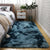 Soft Multi Colored Plain Rug Synthetics Nordic Style Carpet Anti-Slip Pet-Friendly Machine Washable Rug for Bedroom Peacock Blue Clearhalo 'Area Rug' 'Casual' 'Rugs' Rug' 2253990