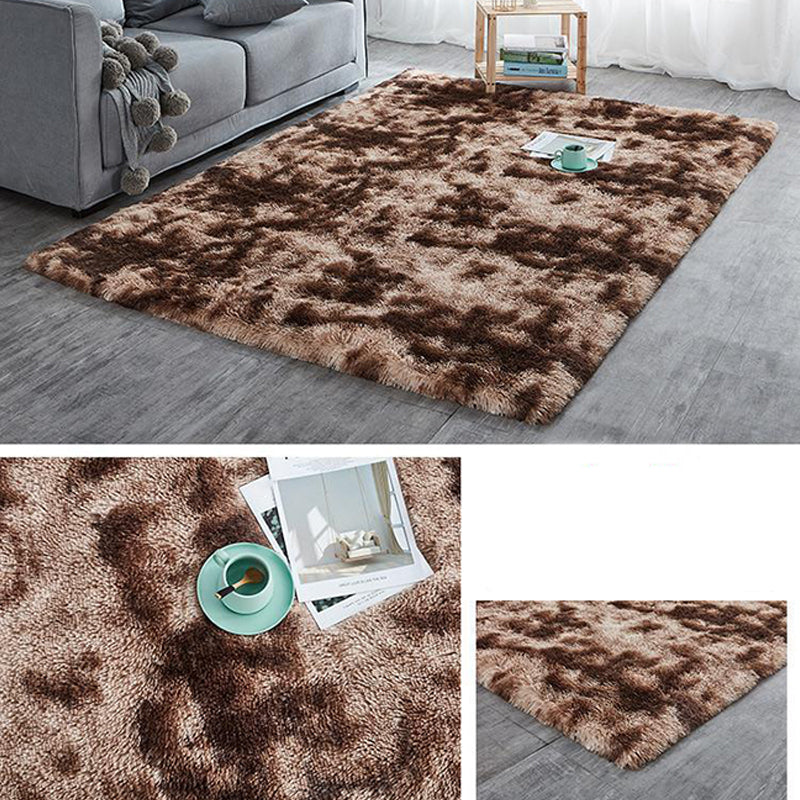 Trendy Contemporary Rug Multi Colored Plain Carpet Anti-Slip Stain Resistant Machine Washable Rug for Home Decor Coffee Clearhalo 'Area Rug' 'Casual' 'Rugs' Rug' 2254022