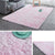 Trendy Contemporary Rug Multi Colored Plain Carpet Anti-Slip Stain Resistant Machine Washable Rug for Home Decor Light Pink Clearhalo 'Area Rug' 'Casual' 'Rugs' Rug' 2254025