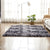 Nordic Living Room Area Rug Multi-Colored Tie Dye Rug Synthetics Washable Pet-Friendly Non-Slip Rug Dark Gray Clearhalo 'Area Rug' 'Casual' 'Rugs' Rug' 2254026
