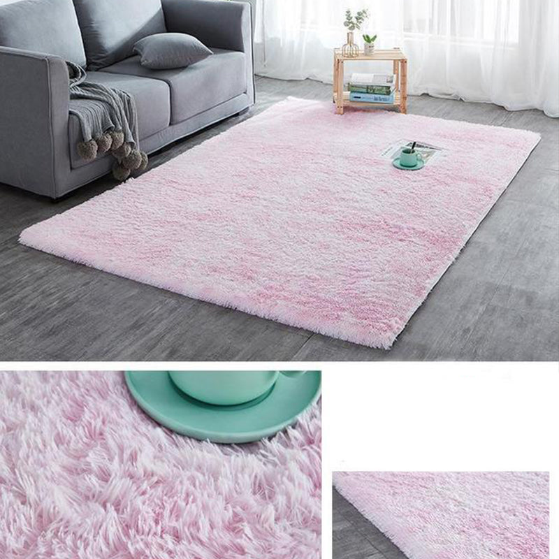 Simple Tie Dye Rug Multi Colored Plush Carpet Non-Slip Backing Pet-Friendly Washable Rug for Home Light Pink Clearhalo 'Area Rug' 'Casual' 'Rugs' Rug' 2254062
