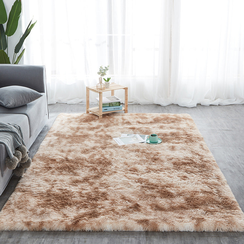 Leisure Multi Color Plain Rug Polypropylene Nordic Indoor Rug Stain Resistant Washable Anti-Slip Rug for Room Khaki Clearhalo 'Area Rug' 'Casual' 'Rugs' Rug' 2254081