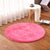 Plush Plain Rug Multi Colored Minimalism Rug Synthetics Machine Wash Pet-Friendly Rug for Bedroom Rose Red Clearhalo 'Area Rug' 'Casual' 'Rugs' Rug' 2254162