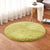 Plush Plain Rug Multi Colored Minimalism Rug Synthetics Machine Wash Pet-Friendly Rug for Bedroom Green Clearhalo 'Area Rug' 'Casual' 'Rugs' Rug' 2254163