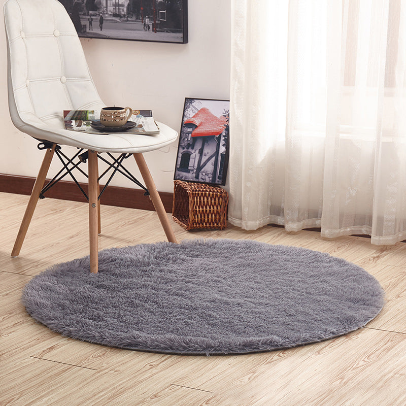 Pretty Minimalistic Rug Multicolor Solid Color Rug Machine Washable Non-Slip Pet-Friendly Rug for Home Grey Clearhalo 'Area Rug' 'Casual' 'Rugs' Rug' 2254184