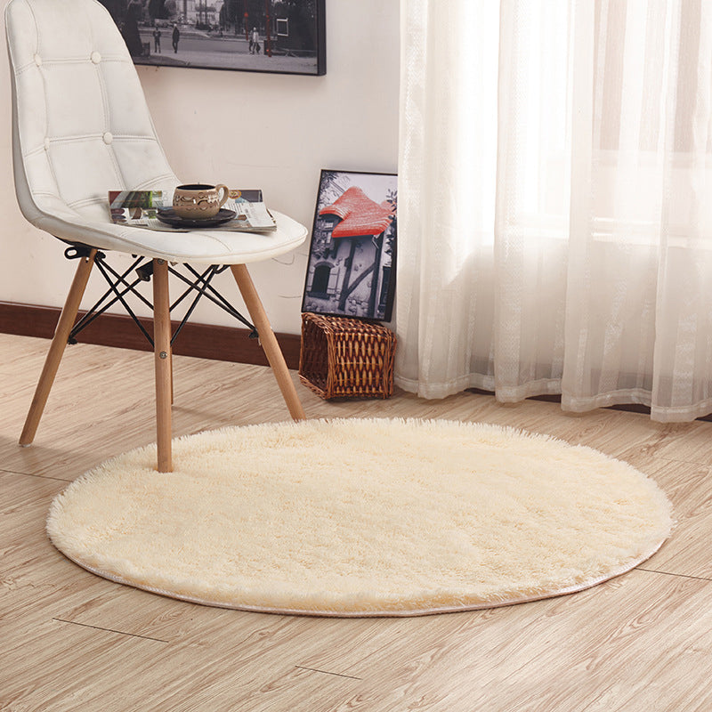 Pretty Minimalistic Rug Multicolor Solid Color Rug Machine Washable Non-Slip Pet-Friendly Rug for Home Beige Clearhalo 'Area Rug' 'Casual' 'Rugs' Rug' 2254187