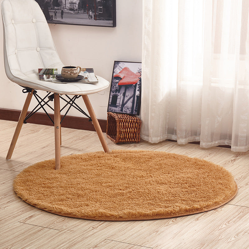 Pretty Minimalistic Rug Multicolor Solid Color Rug Machine Washable Non-Slip Pet-Friendly Rug for Home Khaki Clearhalo 'Area Rug' 'Casual' 'Rugs' Rug' 2254190