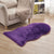 Fluffy Plain Rug Multi-Color Simplicity Rug Artificial Wool Pet-Friendly Easy Care Rug for Decor Purple Clearhalo 'Area Rug' 'Casual' 'Rugs' Rug' 2254204