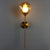 Nordic Ball Shaped Wall Light Glass 1-Bulb Entryway Sconce Lighting with Brass Pencil Arm Amber Clearhalo 'Cast Iron' 'Glass' 'Industrial' 'Modern wall lights' 'Modern' 'Tiffany' 'Traditional wall lights' 'Wall Lamps & Sconces' 'Wall Lights' Lighting' 2254486