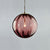 Glass Pumpkin Ball Shaped Pendant Modern 1-Light Hanging Light Fixture for Dining Room Purple Clearhalo 'Ceiling Lights' 'Modern Pendants' 'Modern' 'Pendant Lights' 'Pendants' Lighting' 2254772