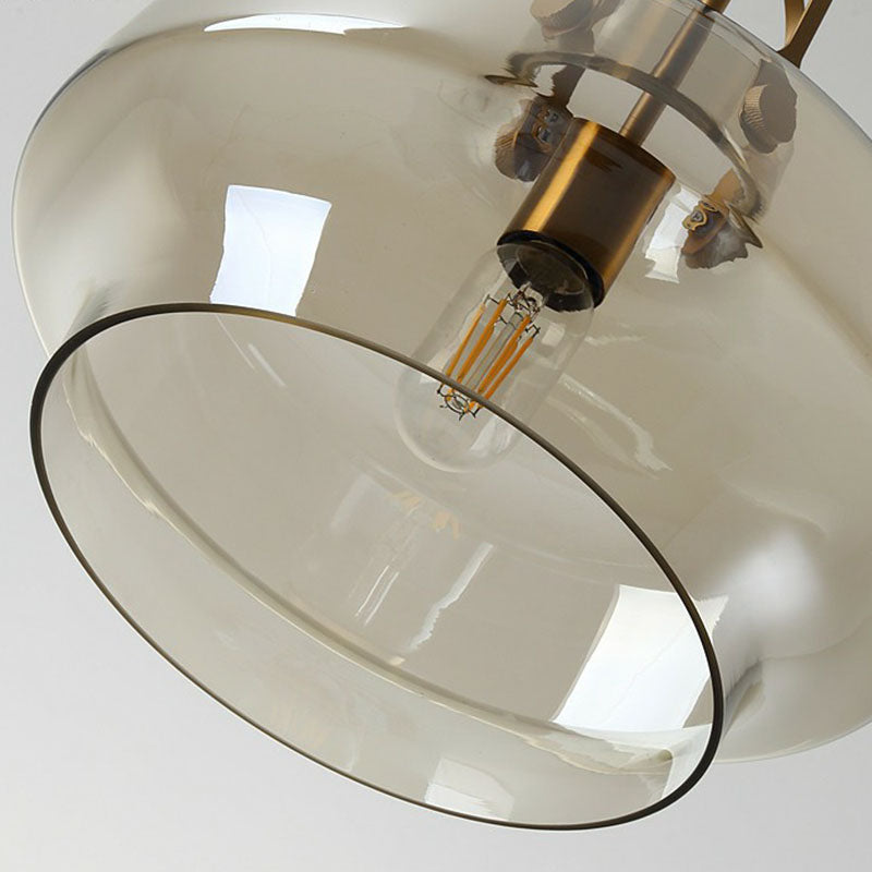 Pot Shaped Dining Room Hanging Lamp Glass Single Postmodern Ceiling Pendant Light Clearhalo 'Ceiling Lights' 'Modern Pendants' 'Modern' 'Pendant Lights' 'Pendants' Lighting' 2255022