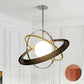 Post-Modern Planet Hanging Light Fixture White Ball Glass 1 Bulb Dining Room Ceiling Light Clearhalo 'Ceiling Lights' 'Modern Pendants' 'Modern' 'Pendant Lights' 'Pendants' Lighting' 2255143