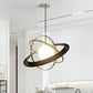 Post-Modern Planet Hanging Light Fixture White Ball Glass 1 Bulb Dining Room Ceiling Light Clearhalo 'Ceiling Lights' 'Modern Pendants' 'Modern' 'Pendant Lights' 'Pendants' Lighting' 2255144
