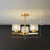 Beveled Crystal Prism Sputnik Suspension Light Modern Golden Chandelier for Living Room 3 Gold Up Clearhalo 'Ceiling Lights' 'Chandeliers' 'Modern Chandeliers' 'Modern' Lighting' 2255239