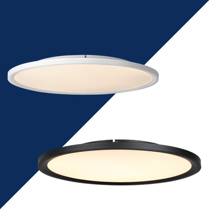Disk Led Flush Mount Ceiling Light Nordic Acrylic Living Room Flush Mount Fixture Clearhalo 'Ceiling Lights' 'Close To Ceiling Lights' 'Close to ceiling' 'Flush mount' Lighting' 2255850