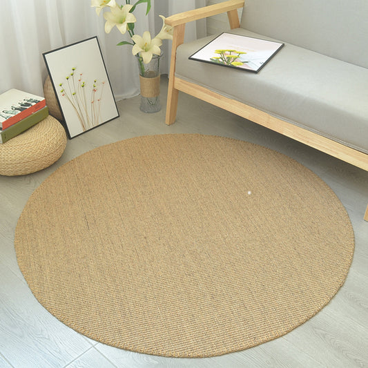 Multi-Color Simple Rug Sisal Solid Color Carpet Non-Slip Backing Stain-Resistant Indoor Rug for Bedroom Clearhalo 'Area Rug' 'Rug' 2256496