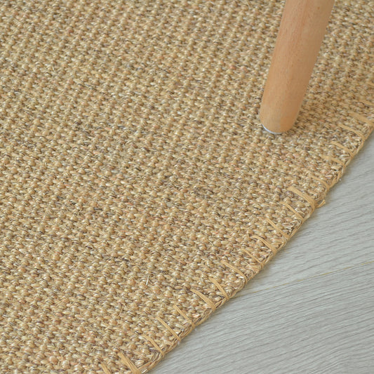 Multi-Color Simple Rug Sisal Solid Color Carpet Non-Slip Backing Stain-Resistant Indoor Rug for Bedroom Clearhalo 'Area Rug' 'Rug' 2256503
