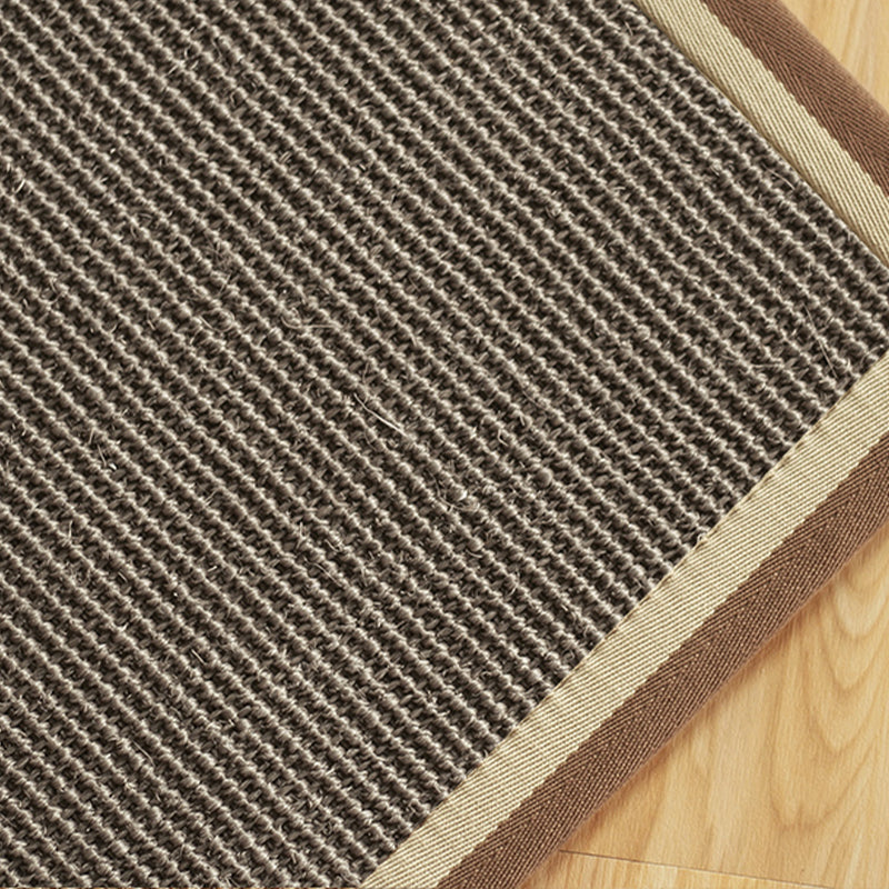 Country Living Room Rug Multi Color Plain Area Carpet Sisal Anti-Slip Backing Machine Washable Rug Beige Clearhalo 'Area Rug' 'Rug' 2256517