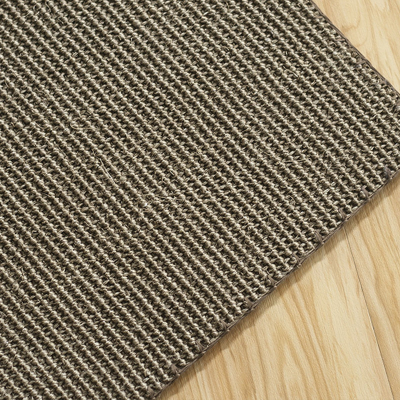 Multi Colored Bedroom Rug Lodge Solid Color Indoor Rug Sisal Anti-Slip Backing Washable Environmental Carpet Green Khaki Clearhalo 'Area Rug' 'Rug' 2256544