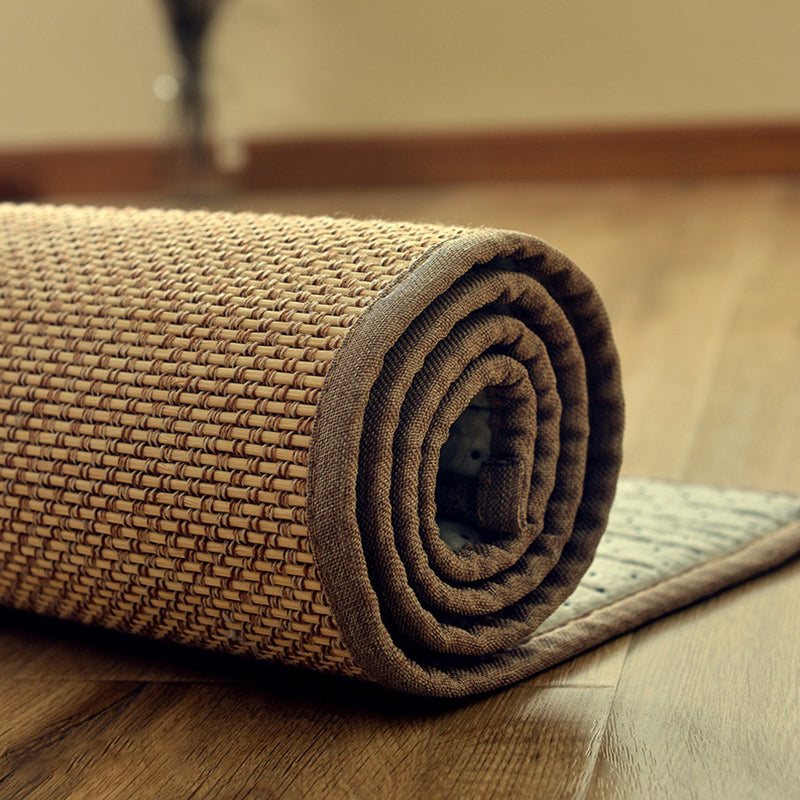 Casual Multi Color Plain Rug Flax Cabin Area Carpet Non-Slip Easy Care Washable Indoor Rug for Decoration Beige Clearhalo 'Area Rug' 'Rug' 2256551