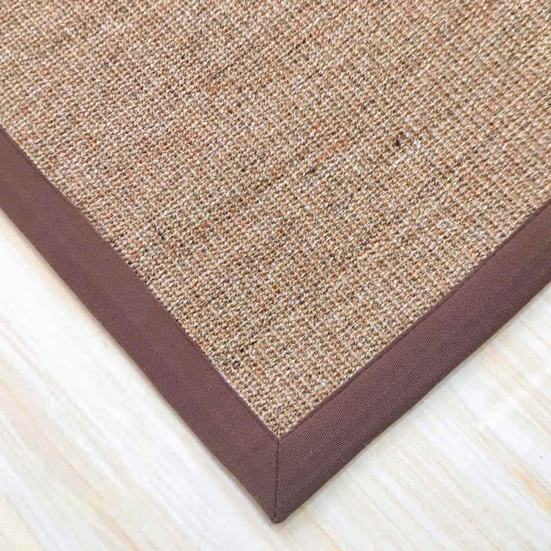 Classic Farmhouse Rug Multi Colored Solid Color Indoor Rug Anti-Slip Backing Stain-Resistant Carpet for Bedroom Dark Brown Clearhalo 'Area Rug' 'Rug' 2256555