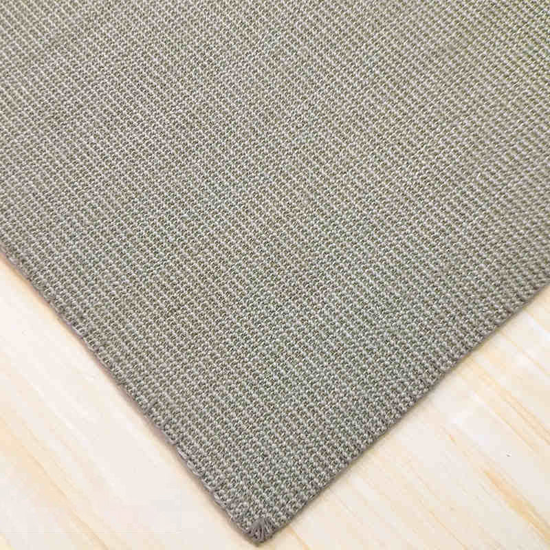 Classic Farmhouse Rug Multi Colored Solid Color Indoor Rug Anti-Slip Backing Stain-Resistant Carpet for Bedroom Smoke Gray Clearhalo 'Area Rug' 'Rug' 2256556