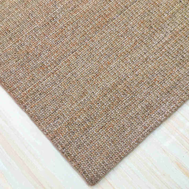 Classic Farmhouse Rug Multi Colored Solid Color Indoor Rug Anti-Slip Backing Stain-Resistant Carpet for Bedroom Brown Clearhalo 'Area Rug' 'Rug' 2256560