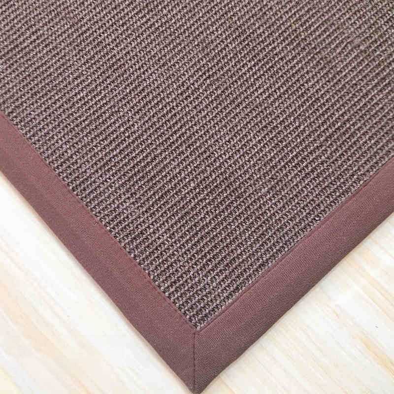 Classic Farmhouse Rug Multi Colored Solid Color Indoor Rug Anti-Slip Backing Stain-Resistant Carpet for Bedroom Dark Coffee Clearhalo 'Area Rug' 'Rug' 2256564