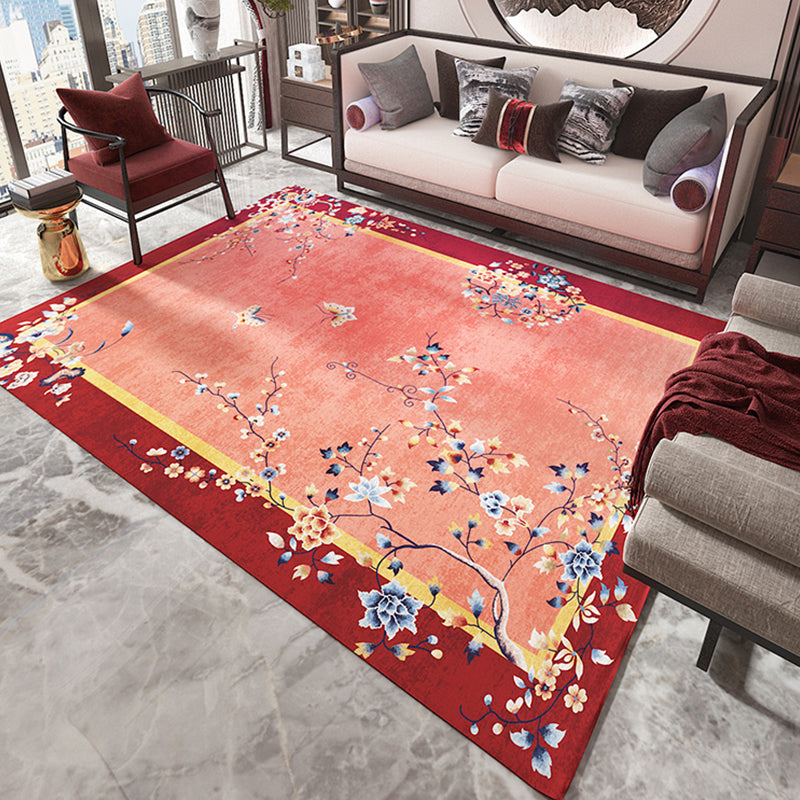 Nostalgic Chinese Style Rug Multi Color Landscape Print Carpet Non-Slip Stain Resistant Machine Washable Rug for Decor Clearhalo 'Area Rug' 'Rug' 2256659