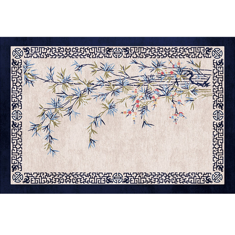 Nostalgic Chinese Style Rug Multi Color Landscape Print Carpet Non-Slip Stain Resistant Machine Washable Rug for Decor Blue Clearhalo 'Area Rug' 'Rug' 2256665