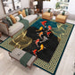 Art Deco Multicolor Asian Rug Synthetics Floral Print Carpet Machine Washable Pet-Friendly Anti-Slip Rug for Sitting Room Clearhalo 'Area Rug' 'Rug' 2256682